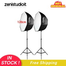 US 2 Godox 120cm Umbrella Softbox 2m Light Stand Kit For SL-60W SK300II SK400II