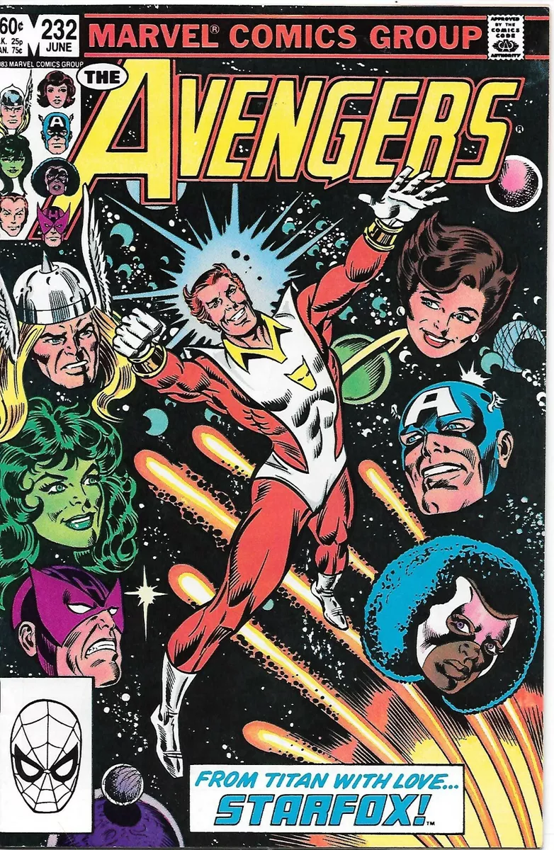 Avengers #232 Starfox Appearance by Roger Stern