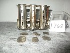 VINTAGE JL GALEF AND SON THREE COIN DISPENSER — photo 1