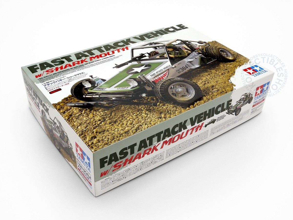 Tamiya 1/10 RC Fast Attack Vehicle w/Shark Mouth (2012