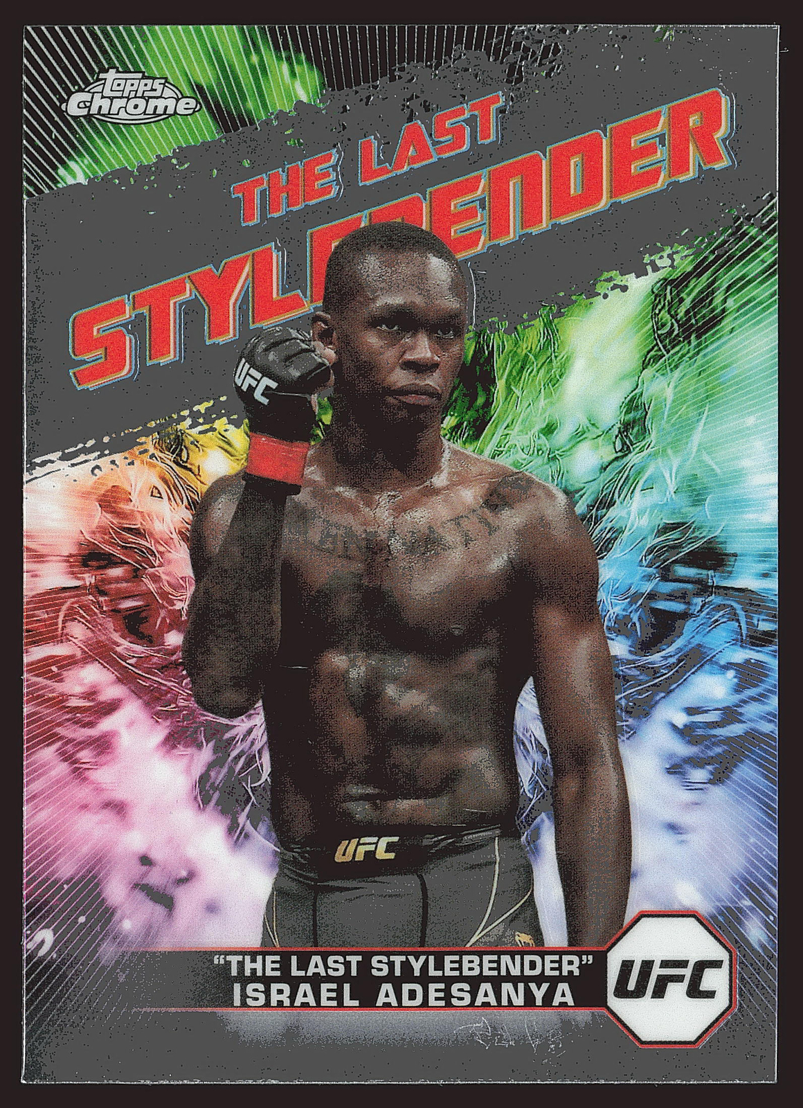 2024 Topps Chrome UFC #AKA-6 Israel Adesanya AKA