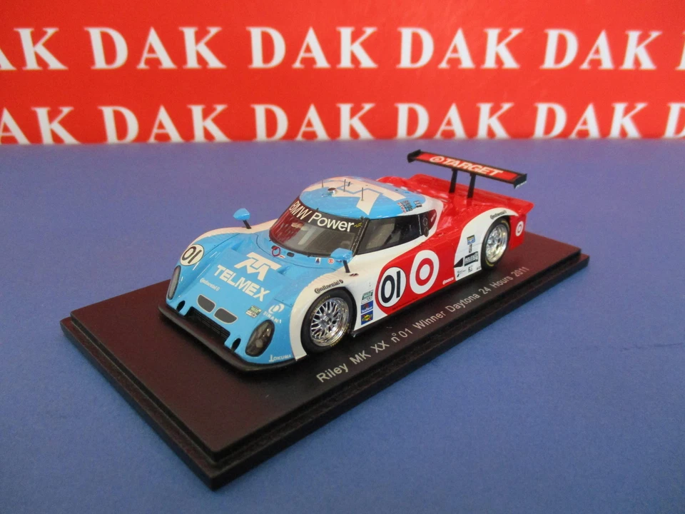 1/43 Modellino Auto Riley MK XX 24H Daytona 2011 S. Pruett by Spark - Immagine 2 di 4