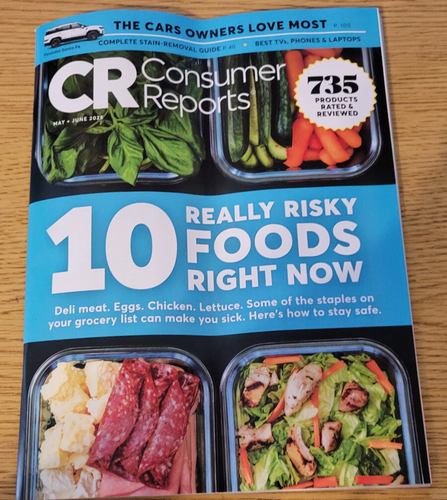 10 Really Risky Foods Right Now Consumer Reports May / June 2025