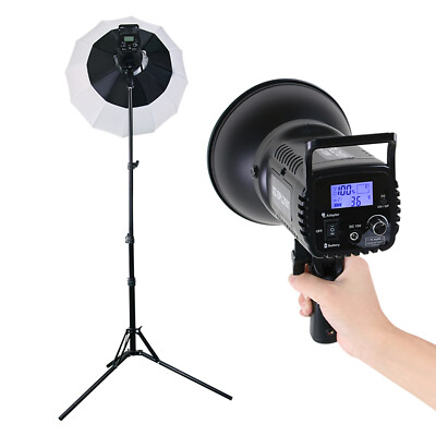 150W COB Studio Spotlight LED Video Light Dimmable Photography Lighting 5600K