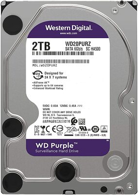 WD Purple WD23PURZ 2TB Hard Drive - 3.5