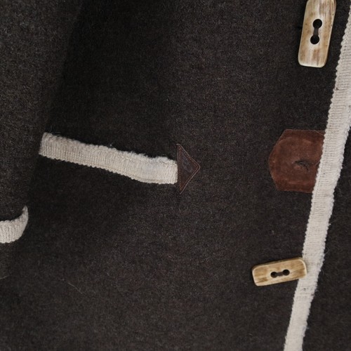 Womens Trachten Blazer Large Size UK 16 EU 42 Tyrol Country Brown Wool Jacket - Picture 12 of 13