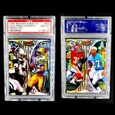 1997 Bowman's Best Mirror Image Refractor #MI4 Emmitt Smith Marcus