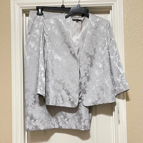 Preston York Dressy Wedding 2 Piece Suit 14 NWT