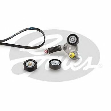 GATES FAN BELT PULLEY KIT for FORD TRANSIT Box 2.0 TDCi 2002-2006 - Picture 2 of 8