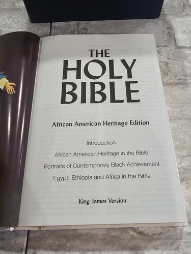 Holy Bible African American Heritage Edition, King James Version with Case - Picture 7 of 12