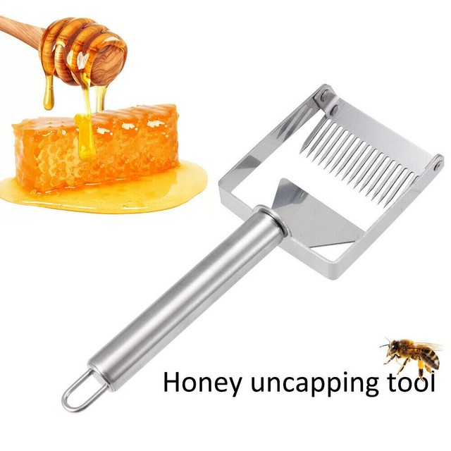 Stainless Steel Bee Hive Uncapping Honey Fork Scraper Shovel Beekeeping Tools Stainless Steel Bee Hive Uncapping Honey Fork Scraper Shovel Beekeeping Tools