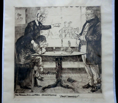 SIGNIERT FRANK GILLETT (1874-1927) Charles Dickens 'David Copperfield' Beweis