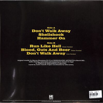 Tank / DON T WALK AWAY (YELLOW VINYL) (LP) / High Roller