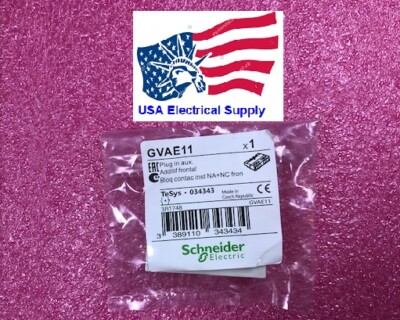 Schneider GVAE11 Auxiliary Contact Block - Normally Open + Normally Closed (NO+NC) 4 thumbnail image