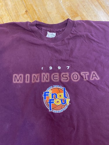 Minnesota 1997 NCAA Final Four Indianapolis T Shirt Men's XXL Size Runs Small - Picture 4 of 6