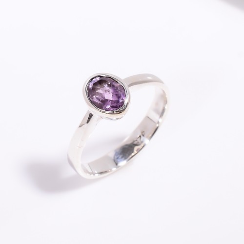 Moonstone Gemstone Ring 925 Silver Amethyst Ring Natural Garnet Handmade Jewerly - Picture 11 of 29