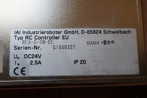 IAI Industrieroboter RC Controller Eu RCA-S-SM-EU - Picture 2 of 4