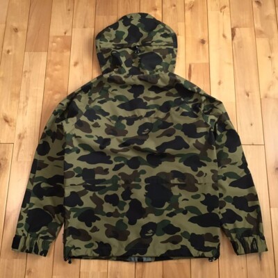 BAPE GORE TEX 1st camo green snowboard jacket A Bathing Ape