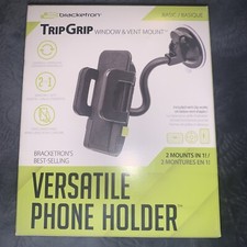 Bracketron - TripGrip Window & Vent Mount for Most Cell Phones - Black