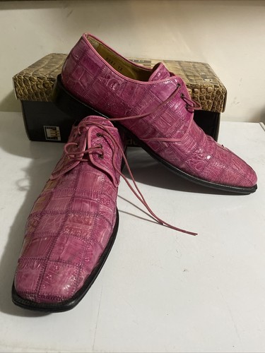 DAVID EDEN Patchwork Crocodile Mens 