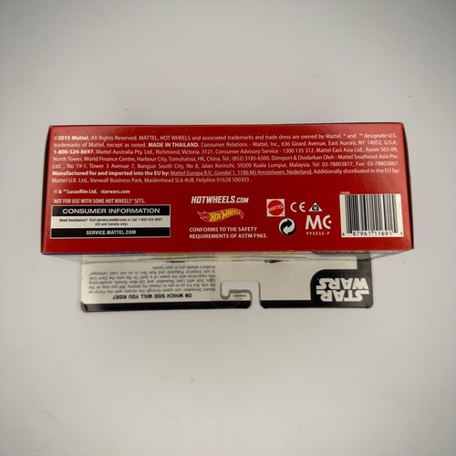 Star Wars Hot Wheels 2015 Light Side Vs Dark Side paquete de 5 diecast nuevo en caja original - Imagen 2 de 5