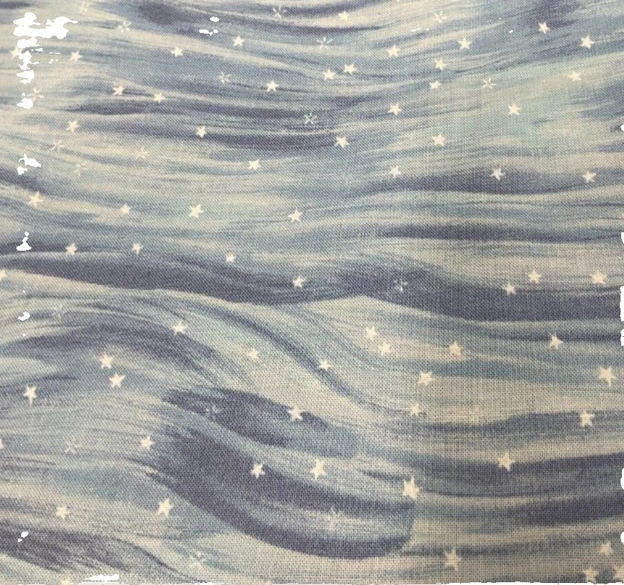 Cielo de Estrellas y Robert Kaufman Acolchado géneros artesanales