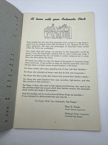 AT HOME W/ YOUR AUTOMATIC CLICK CONTROL RANGE - 1948 - Home Economics Dept S1 - Picture 4 of 6
