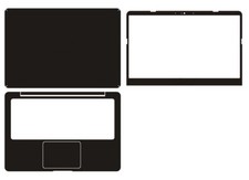 Laptop Sticker Decal Skin Carbon fiber Cover for ASUS VivoBook S406UA S406 14"