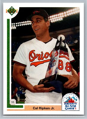 Cal Ripken Jr. 1991 Upper Deck Final Edition All-Star #85F Baltimore Orioles HOF