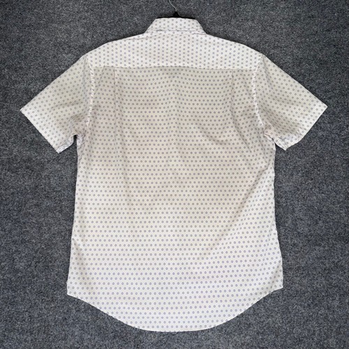 International Report 4 Way Stretch Button Up Shirt Short Sleeve Floral Men's M - Picture 4 of 6