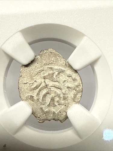 MONGOLIA, Crimean Taters. Dawlat Giray I, AH 957 (1550) SILVER AKCE NGC AU58