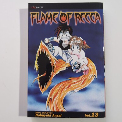 Flame of Recca Volume #13 2nd Printing Viz Media Ed. Manga Comic