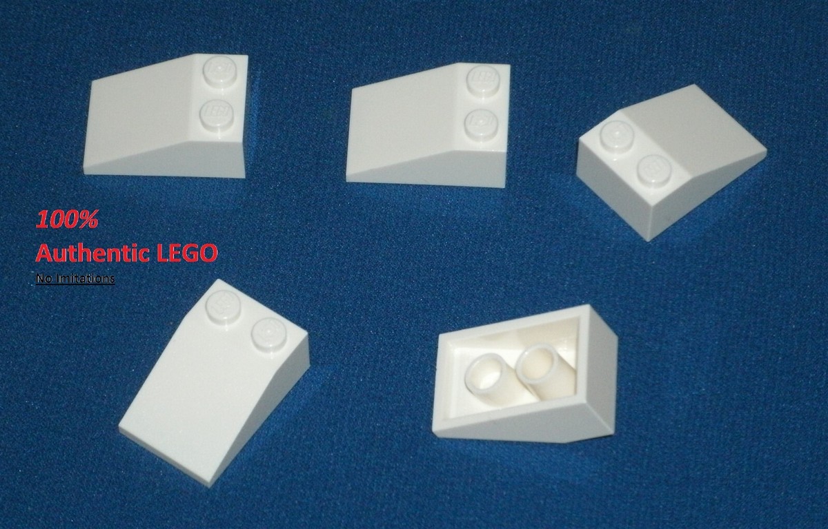 LEGO NEW 2x3 White Slope 25° (5x) 329801 Brick 3298 | eBay