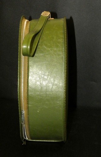 Vintage National Avocado Green Tear Drop Travel Tote Luggage - Picture 2 of 9