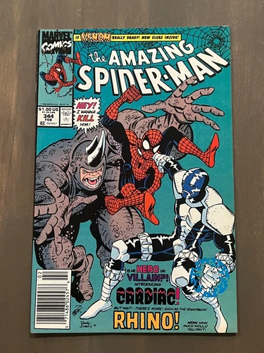 💥 Amazing Spider-Man # 344 1990 1st Appearance Cletus Kasady AKA Carnage VF- 💥