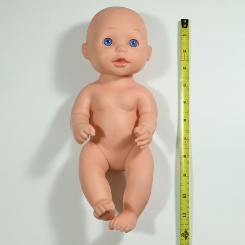 LIFE-LIKE BABY DOLL Rubber Vinyl TRL-18 Blue Eyes 12" - Picture 6 of 6