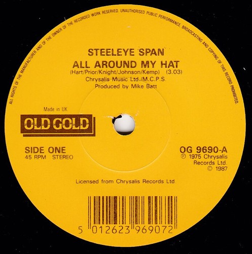 7" Si STEELEYE SPAN / All Around My Hat / Gaudete - OLD GOLD 9690 -UK- - Bild 3 von 4
