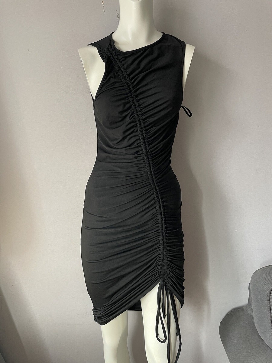 JLUXLABEL Ruched Black Asymmetrical Sleeveless Dress Womens Sz M | eBay JLUXLABEL Ruched Black Asymmetrical Sleeveless Dress Womens Sz M | eBay