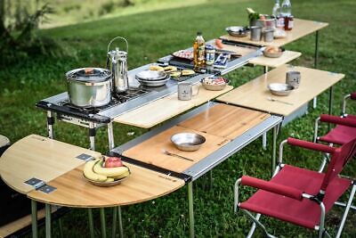 SNOW PEAK JAPAN CK-126TR IRON GRILL TABLE (IGT) BAMBOO W SNOW PEAK JAPAN CK-126TR IRON GRILL TABLE (IGT) BAMBOO W