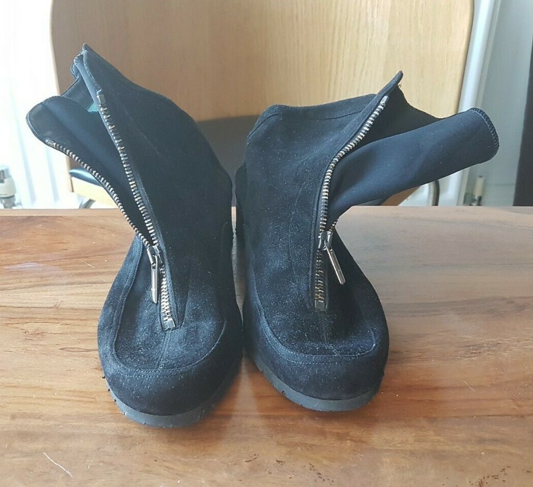 Thierry Rabotin Rabotin Rabotin black suede women's shoes Size 38EU 79917b Thierry Rabotin Rabotin Rabotin black suede women's shoes Size 38EU 79917b