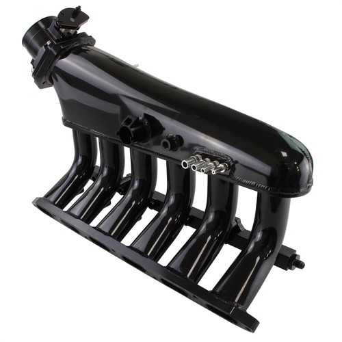 Billet Intake Manifold w/ Fuel Rail+Throttle Body BMW E36 E46 325i 328i 323i BK - Picture 6 of 13
