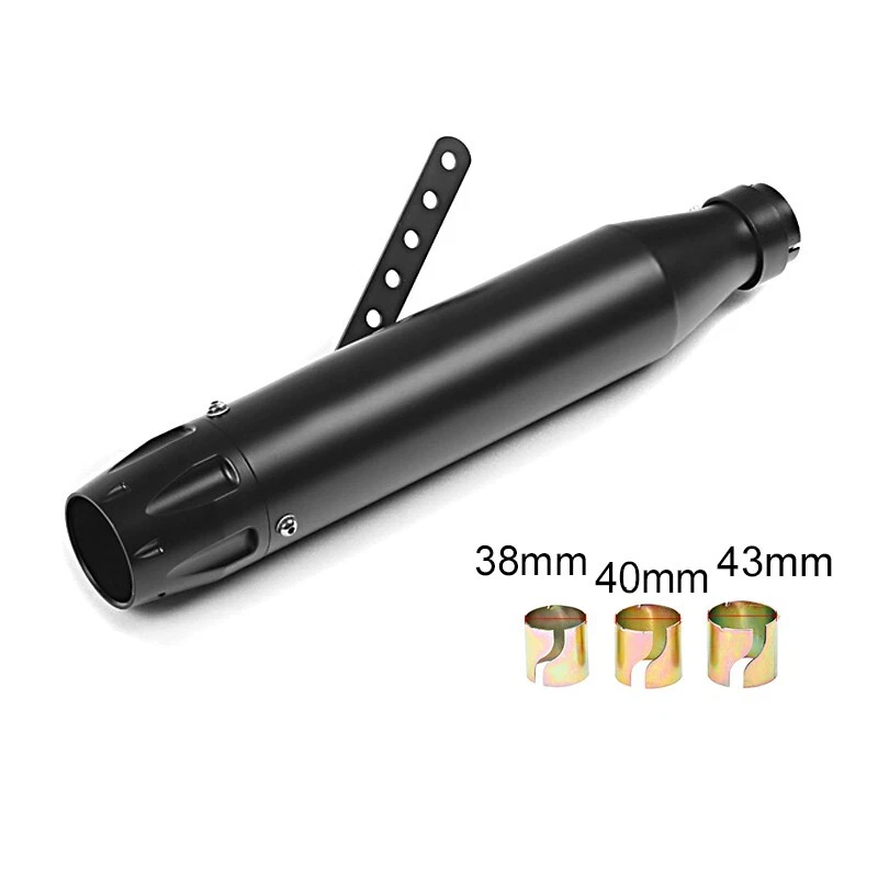 Exhaust Straight II for Moto Guzzi V7 II Special blk Muffler Foto 2 de 2