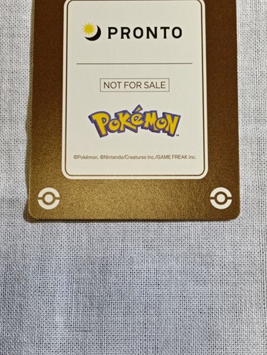 Pikachu Pokemon Pronto Promo Thank You Card Japanese Nintendo B3552 - Picture 9 of 11