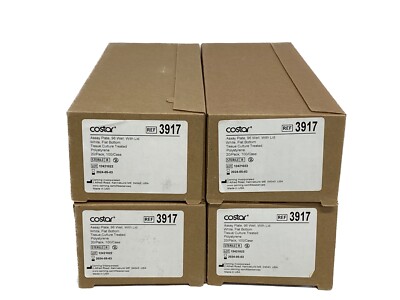 (80) CORNING Costar 360uL 96-Well TC Assay Microplate w/Lid Flat Bottom 3917