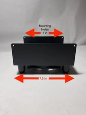 COOLING FAN KIT STAND Fits CB TRANSCEIVERS QUIET!! FANKIT STAND ONLY! STEEL!