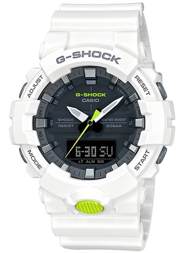 Casio G-Shock * GA800SC-7A Midsize Anadigi White Resin Watch COD PayPal