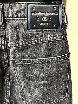 VALENTINO GARAVANI JEANS Italy Black 100% Cotton Denim VALENTINO GARAVANI JEANS Italy Black 100% Cotton Denim