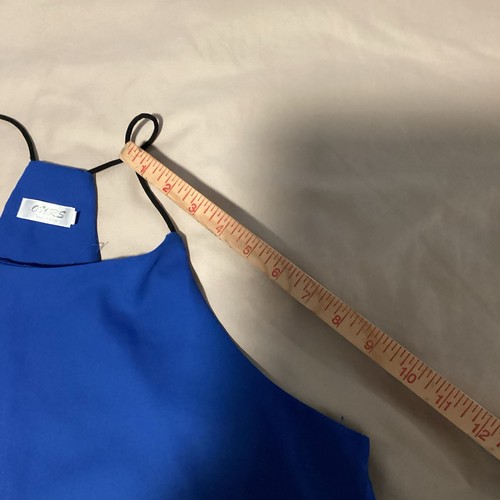 Ours Womens Royal Blue Sleeveless Top Camisole Blouse Size Medium - Picture 11 of 15