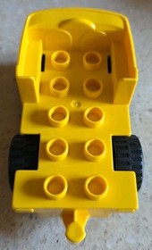 LEGO DUPLO - YELLOW TRUCK ENGINE - MY FIRST YARD - 10518 - VINTAGE