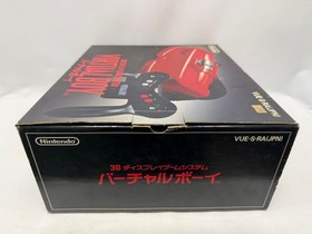 Nintendo Virtual Boy VUE-S-RA JPN Console Unused AC Adapter Tap Boxed Japan Rare